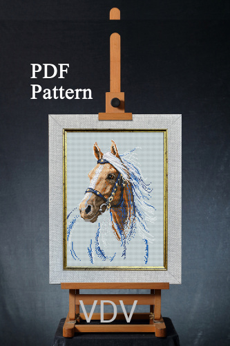 Електронна схема М-1333 "Блискавка" (PDF-схема для вишивання муліне ДМС) 25х33 см