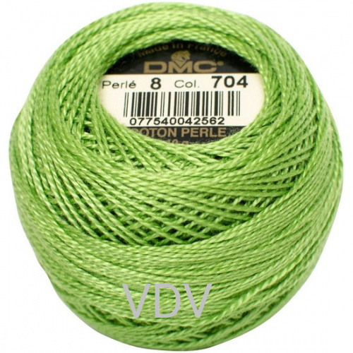 704 Нитка DMC Pearl Cotton (10х80 м) 100% бавовна, арт.116/8