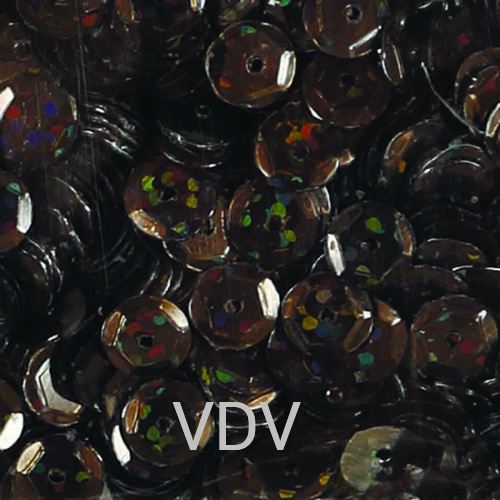 Паєтки (Дубаї) шестигранні 6 мм Мікс 24 (Темно-коричневий) (10 уп. по 5 г)