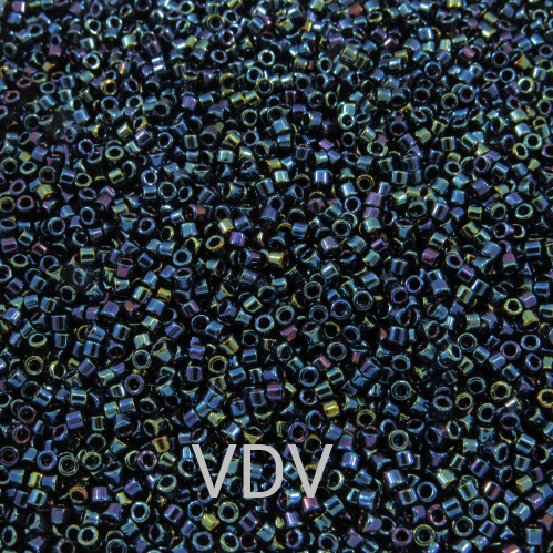 DB-2 Бісер Miyuki Delica Beads 11/0 (металік ірис темно-синій) 50 гр