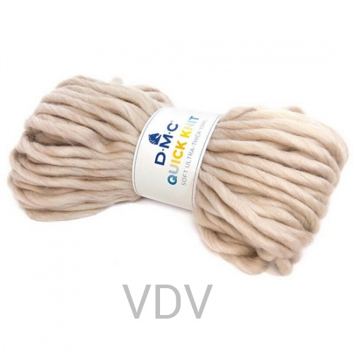 601 Пряжа DMC (Франція) Quick Knit (4х150 г/50 м) 51% вовна, 49% акрил