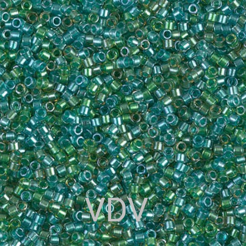 DB-984 Бісер Miyuki Delica Beads 11/0 (блискучий, зелено-бірюзовий) 50 г