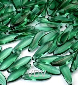 111-69014-00-5/16мм-50720 Намистини DAGGERS (прозорий бірюзовий) (10 г)