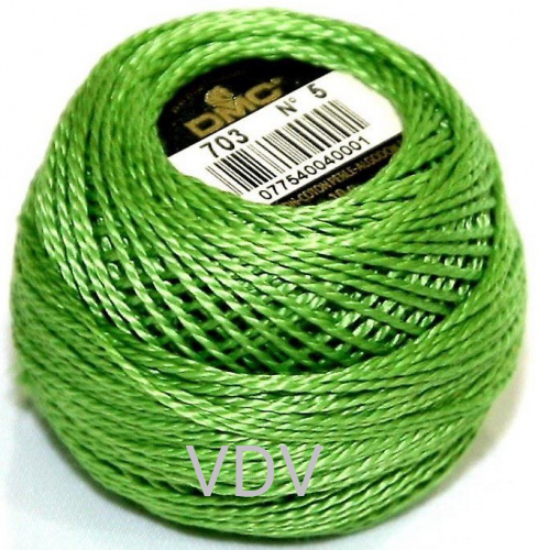 703 Нитка DMC Pearl Cotton (10х45 м) 100% бавовна, арт.116/5