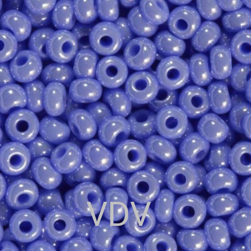 4020-4/0-38020 Бісер Чехія (для біжутерії перлиновий фіалковий) 50 г