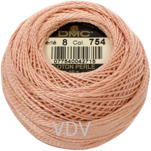 754 Нитка DMC Pearl Cotton (10х80 м) 100% бавовна, арт.116/8