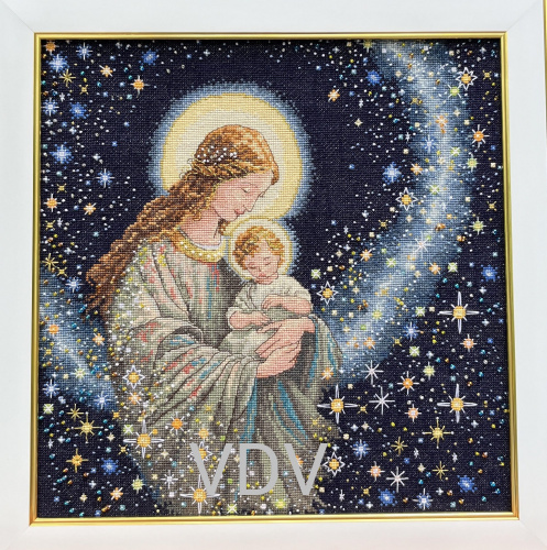КВ М-0304 "Материнське благословення" (вишита картина муліне ДМС) 31х31 см