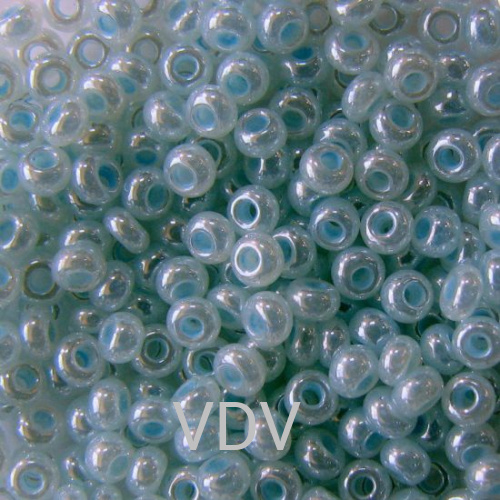 567-10/0-37132 Бісер Чехія (перлиновий блакитний світлий) 50 г