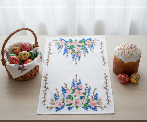 РС Т-22 Рушник пасхальний (схема для вишивання бісером) 33х45 см
