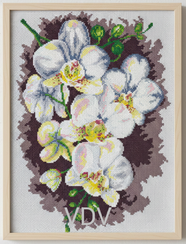 М-0267 "Орхідея" (набір для вишивання муліне ДМС) 22х30 см