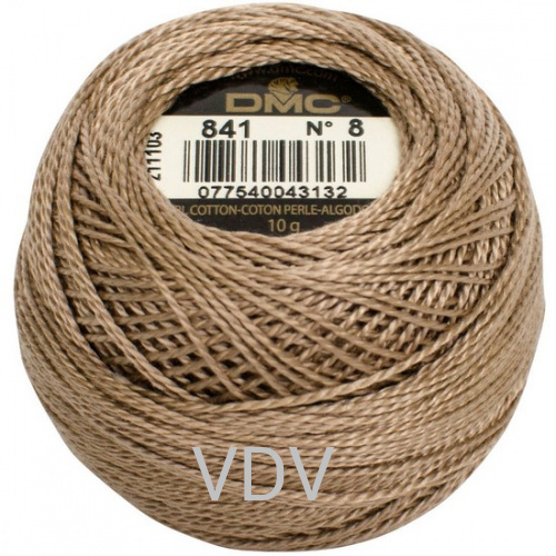841 Нитка DMC Pearl Cotton (10х80 м) 100% бавовна, арт.116/8