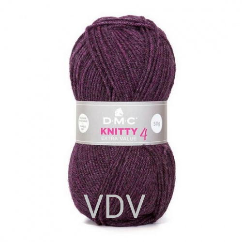 906 Пряжа DMC Knitty 4 (10 мотків x 50 гр) 140 метрів, 100% акрил (Франція)