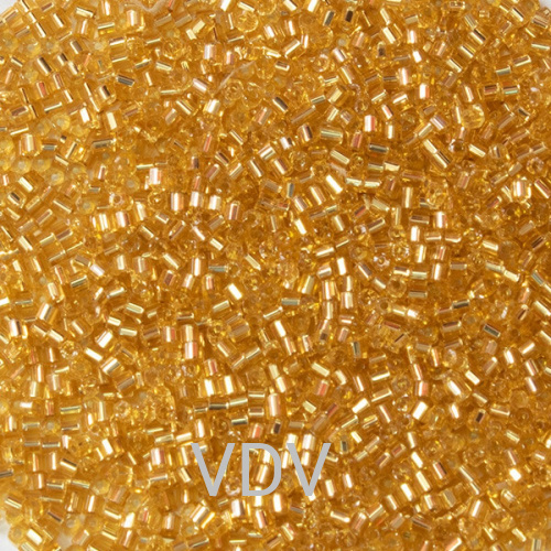 17020-11/0-31001-351 Бісер Чехія (рубка блискучий золотистий світлий) 50 г