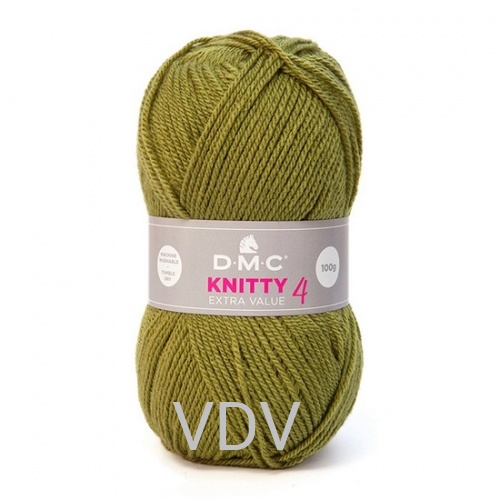 634 Пряжа DMC Knitty 4 (10 мотків x 50 гр) 140 метрів, 100% акрил (Франція)