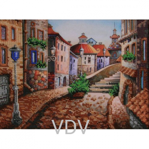 ТН-0062 "Вуличка старого міста" (набір для вишивання бісером) 29x20 см