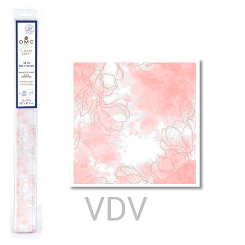 GD1436BXI Тканина DMC Аїда 14 (38,1х45,7 см) 100% бавовна, принтована колір 225
