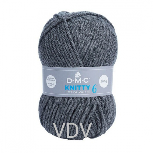 786 Пряжа DMC Knitty 6 (10 мотків х 100 гр) 137 метрів, 100% акрил (Франція)