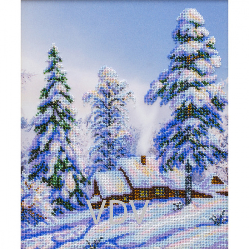 ТН-1278 "Сніжна зима" (набір для вишивання бісером) 28х33 см