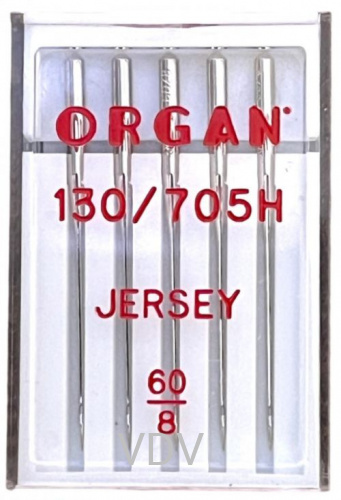 Наб. маш. голок Organ (Японія) Джерсі №60 (5 шт)